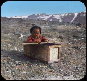 Image: Eskimo [Inuk] Boy in Box